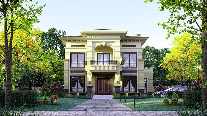 井研中式合院住宅，开放庭院与邻里乡亲更亲近